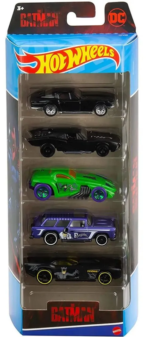 The Batman Hot Wheels 5-pack