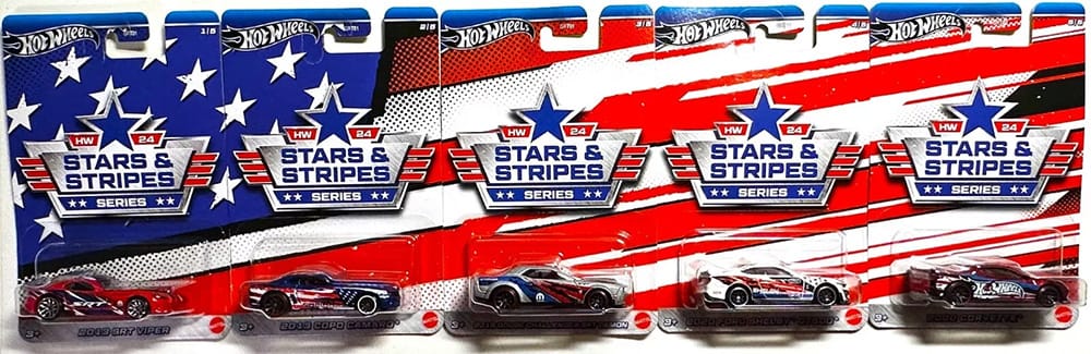 Hot wheels 50th anniversary stars and stripes online