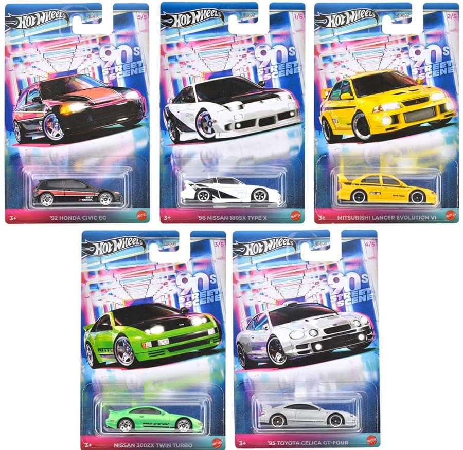 Hot Wheels Super Street Series complete set Skyline Civic store Celica