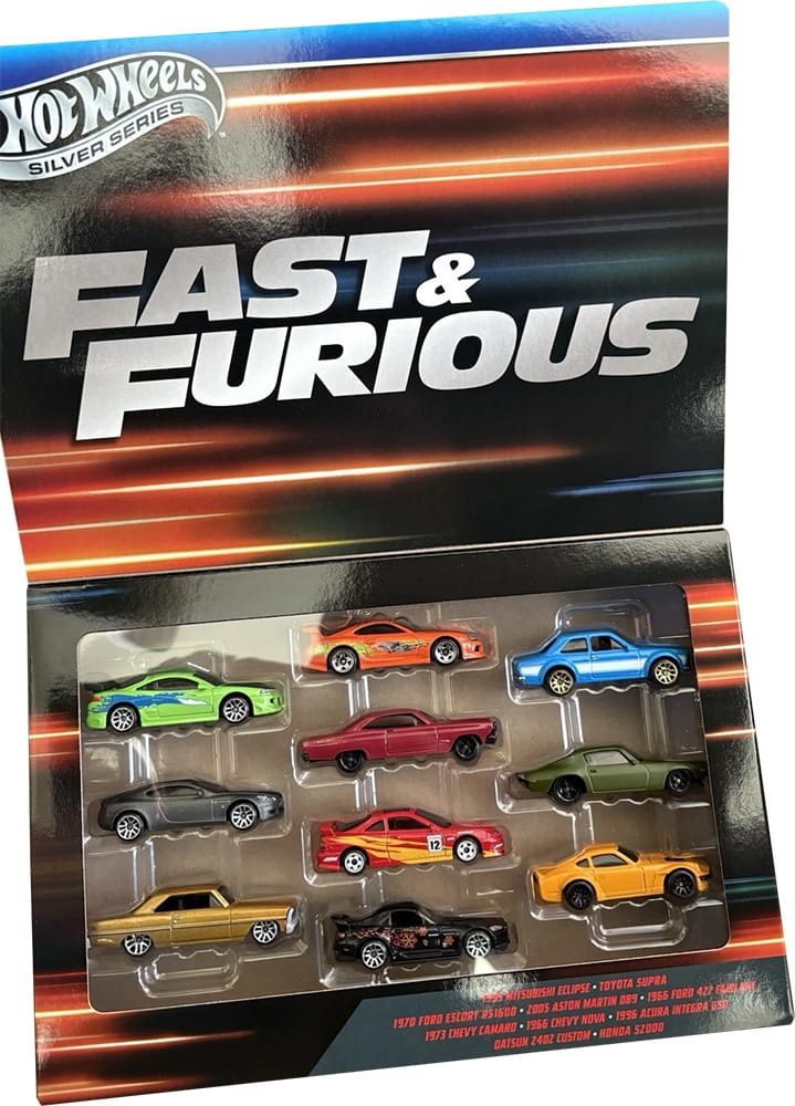 ミニカー Hotwheels FAST&FURIOUS BOX ASSORT 2025 Hot Wheels Fast & Furious 10-Car Box Set