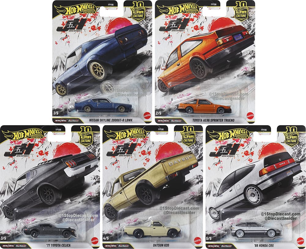Hot Wheels 2026 Car Culture - Japan Historics 5