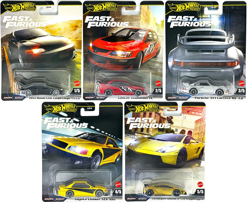 【tak0025】ホットウィール FAST&FURIOUS 2025 Hot Wheels Fast & Furious Mix 3 | 5-Car Set