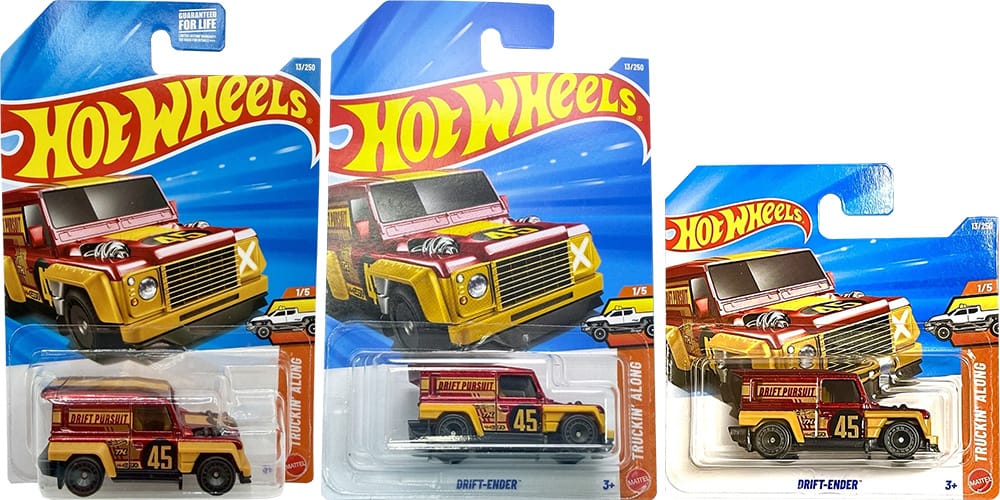 Drift-Ender - Hot Wheels 2026 Super T-Hunt - US, Int. & Short Card