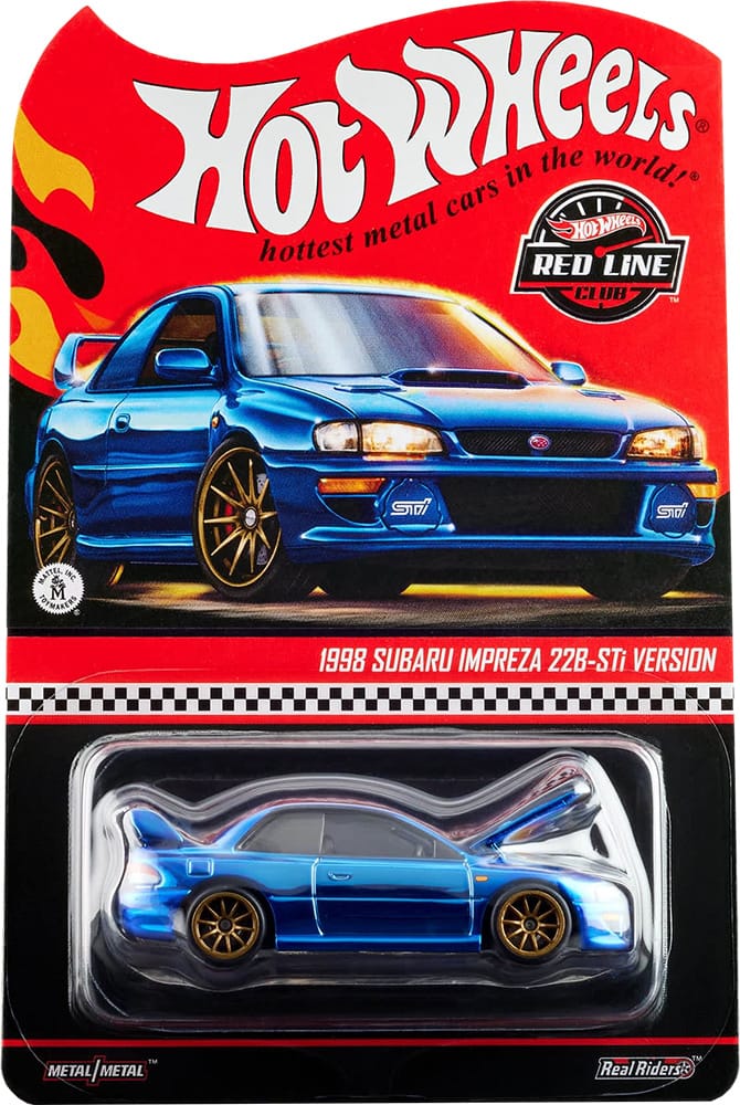 1998 Subaru Impreza 22B-STi - 2025 Red Line Club - Hot Wheels Giveaway
