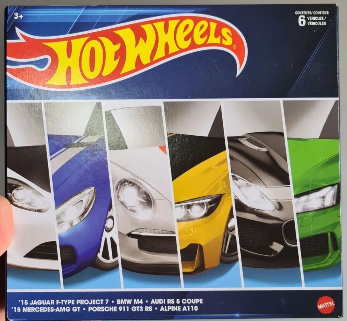 Hot Wheels European 6-Car Basic Box Set
