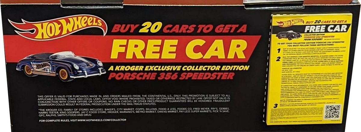 Kroger Mail-In Collector Edition Porsche 356 Speedster