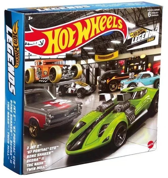 Hot Wheels Legends Tour 6-Car Box Set