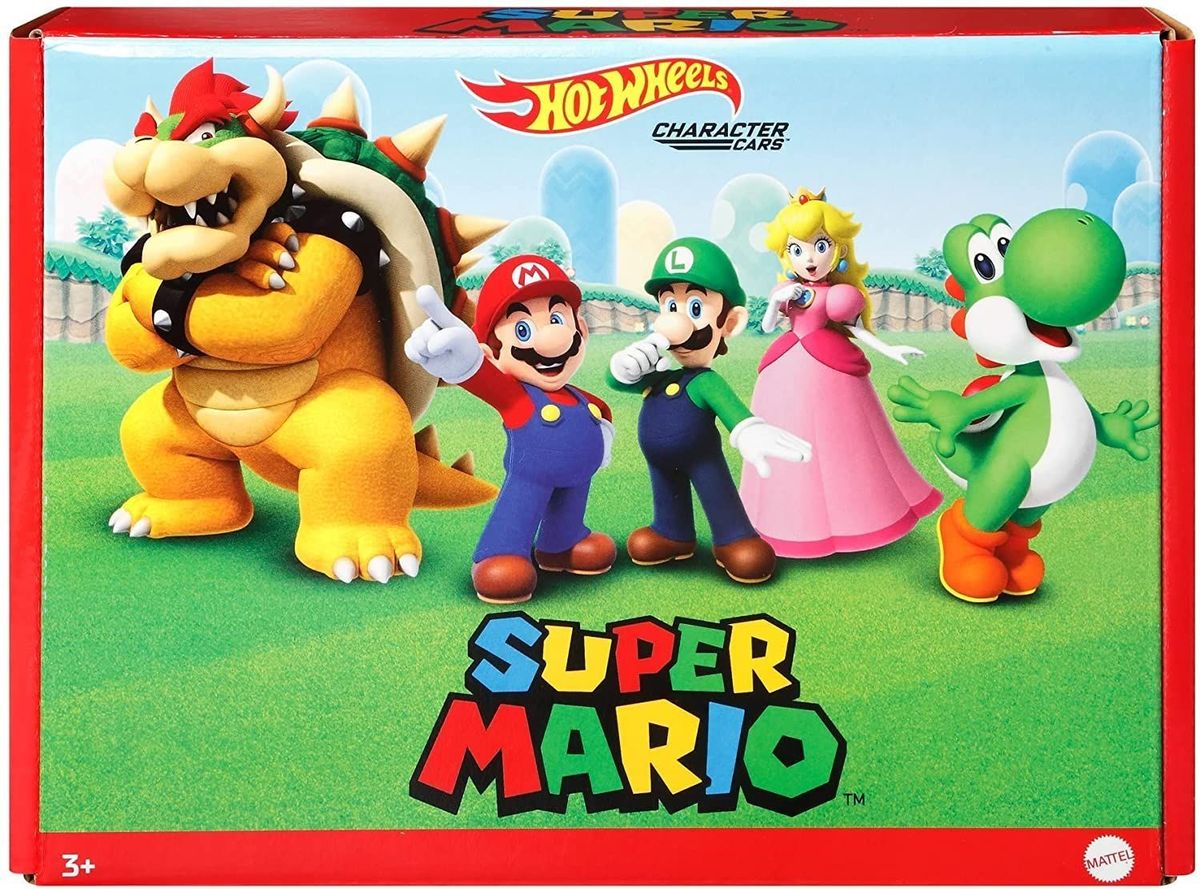 Super Mario Character Car 5-Pack