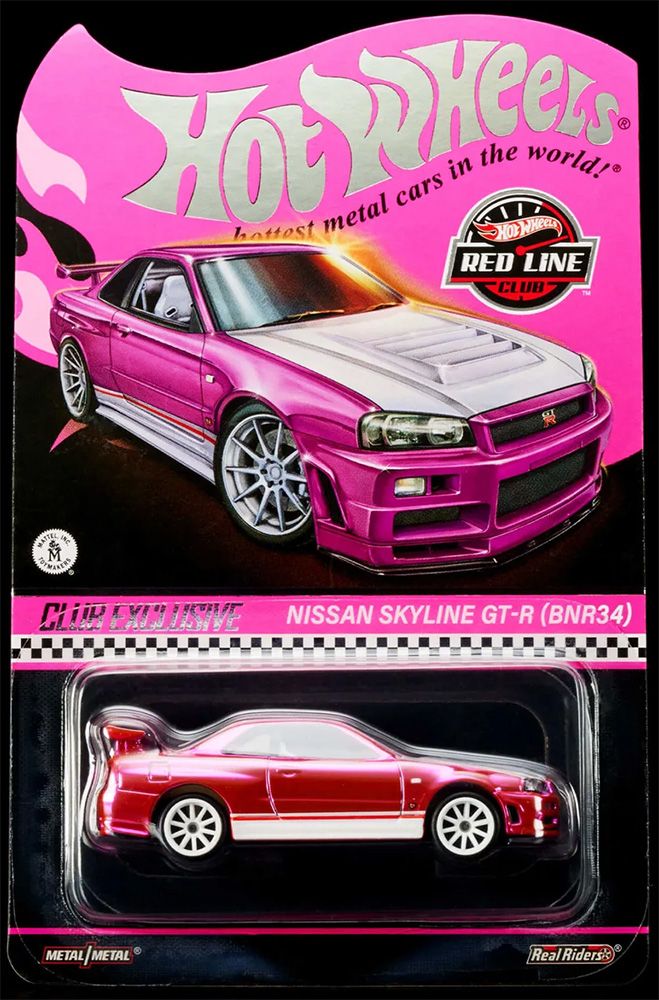 Nissan Skyline GT-R (BNR34) - 2023 Red Line Club - Pink Edition
