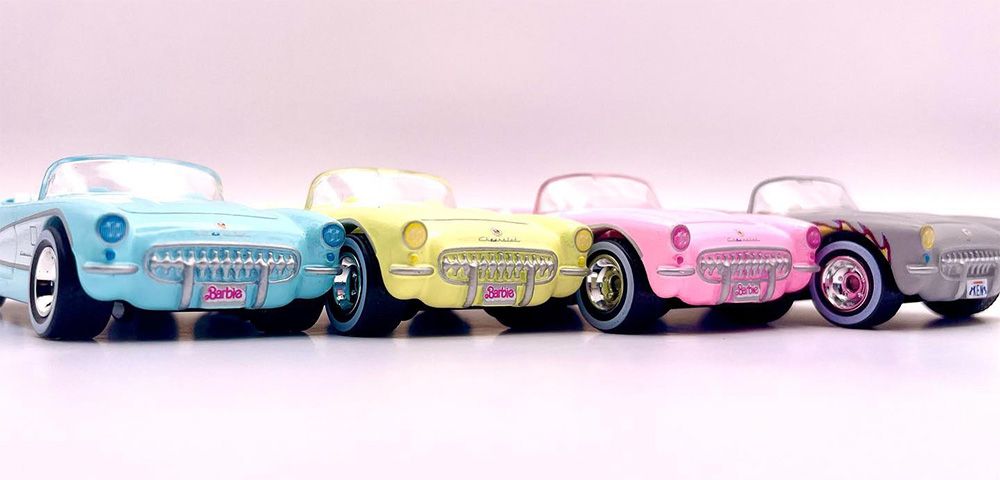 Hot Wheels Barbie Movie Corvettes