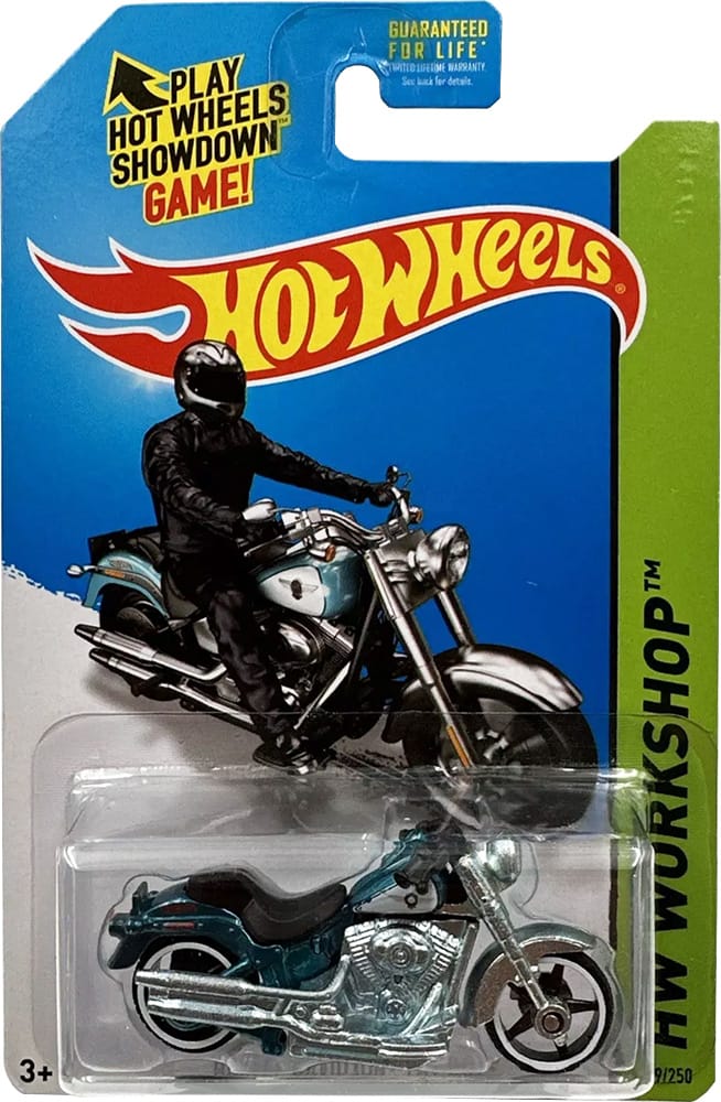 Harley-Davidson Fat Boy - 2014 Super Treasure Hunt - Hot Wheels Giveaway