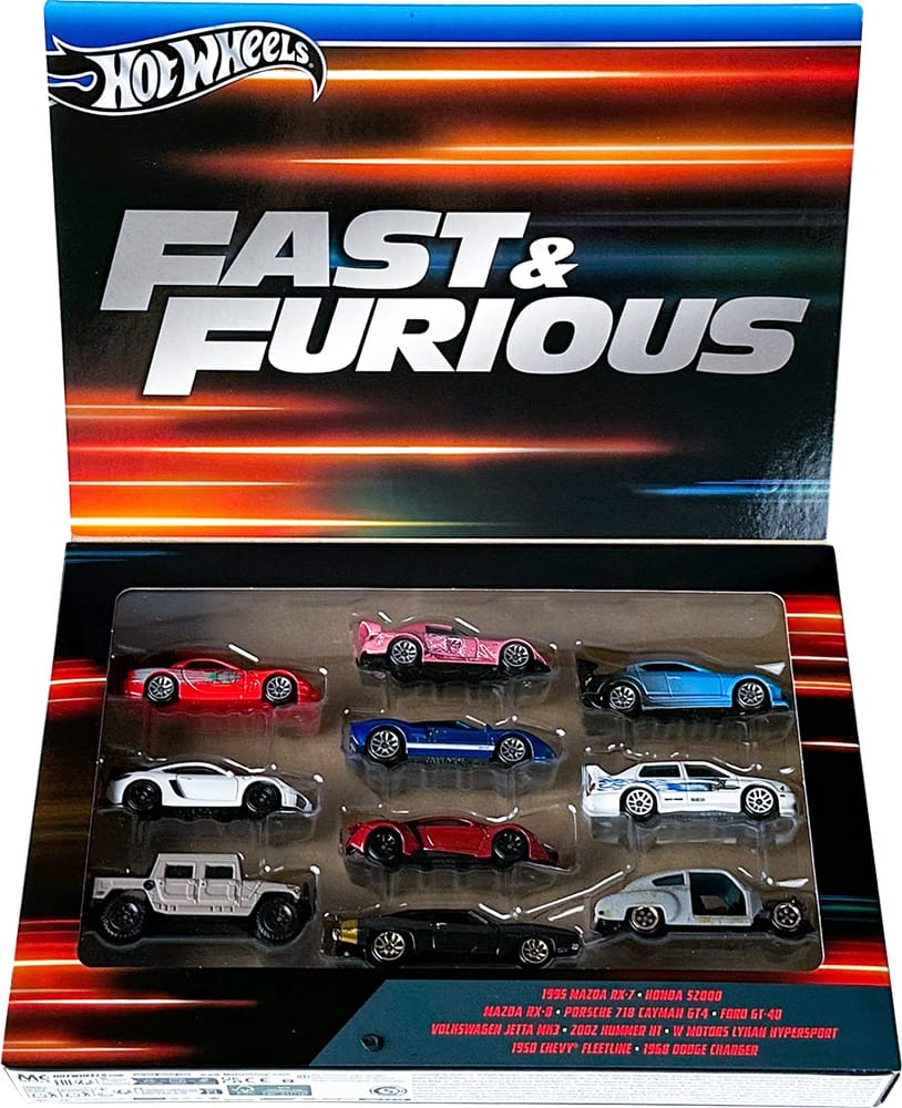 2024 Hot Wheels Fast & Furious 10-Car Box Set - Loose