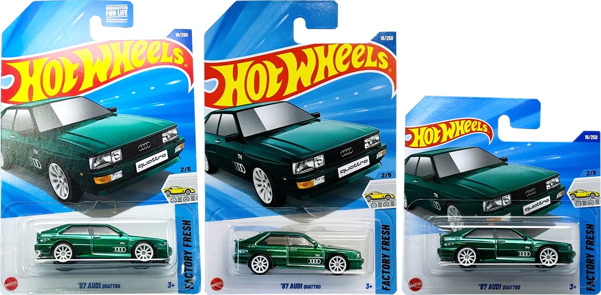 '87 Audi quattro - Hot Wheels 2025 Super T-Hunt - US, Int. & Short Card