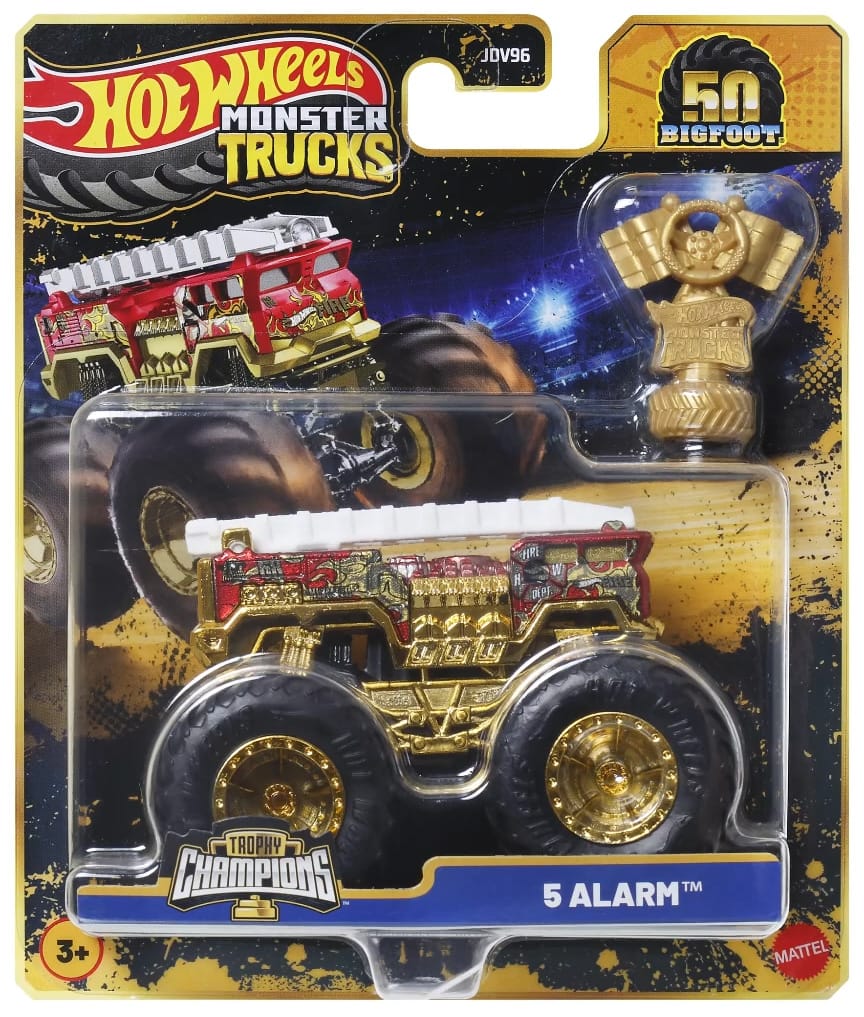 Hot Wheels 2025 Monster Trucks Trophy Champions