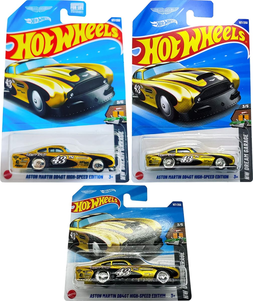 Aston Martin DB4GT High-Speed Edition - Hot Wheels 2025 Super T-Hunt - US, Int. & Short Card