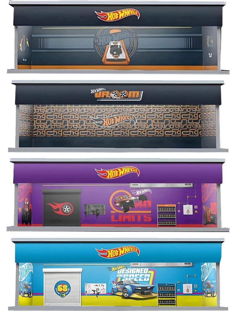 Hot Wheels Diorama Display Cases