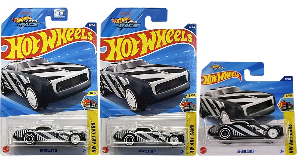 Hi-Roller II - Hot Wheels 2025 Super T-Hunt - US, Int. & Short Card