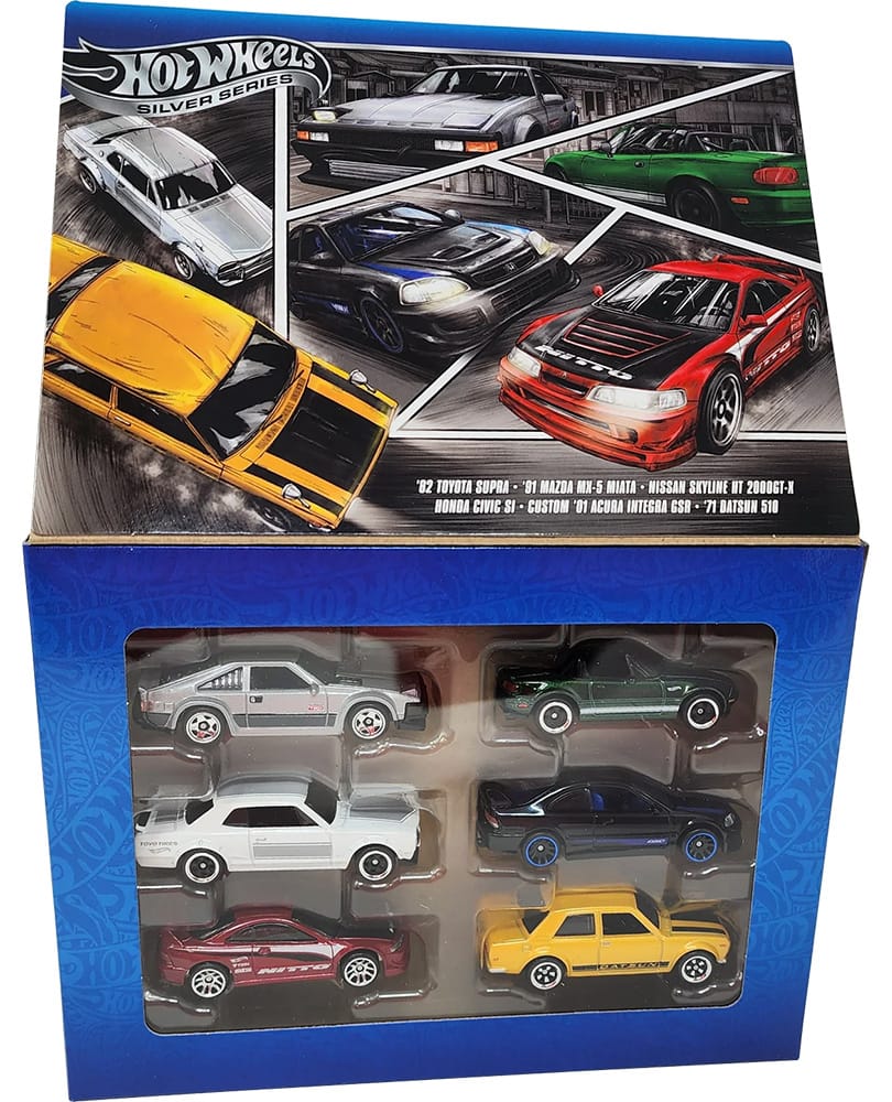 Hot Wheels 2025 Japanese 6-Car Box Set