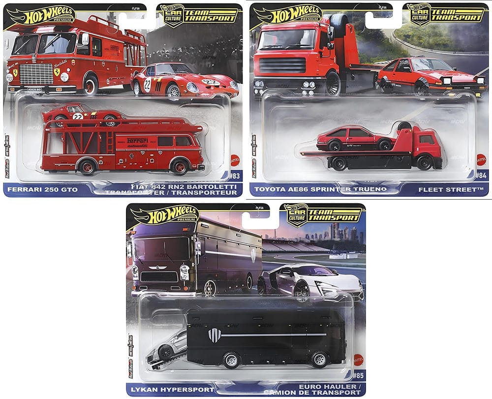 Hot Wheels 2025 Car Culture: Team Transport - Mix 4