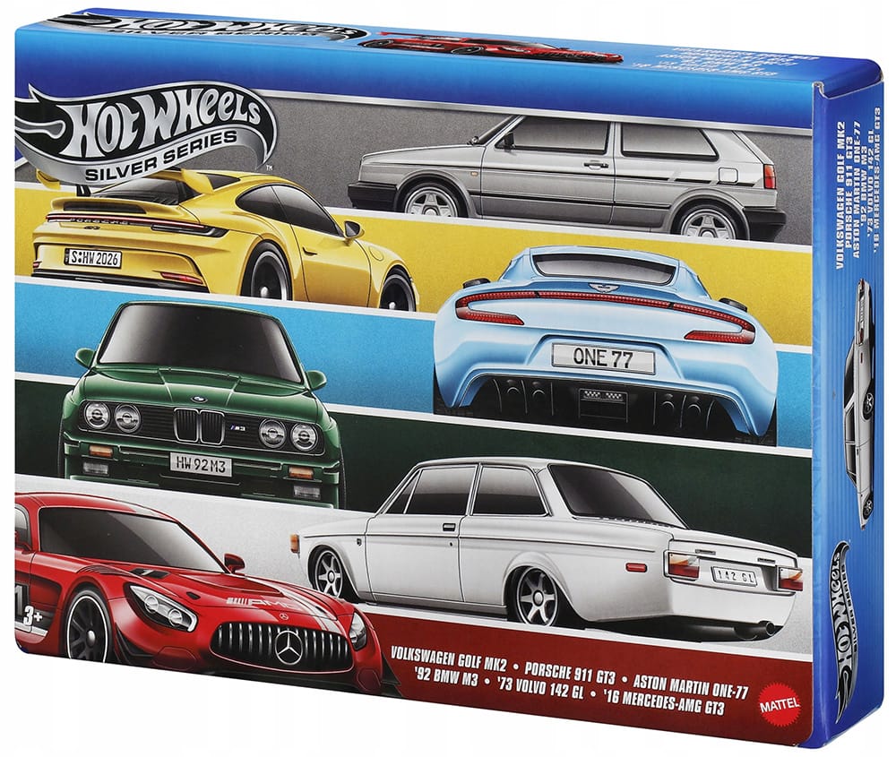Hot Wheels 2026 Euro Style 6-Car Box Set