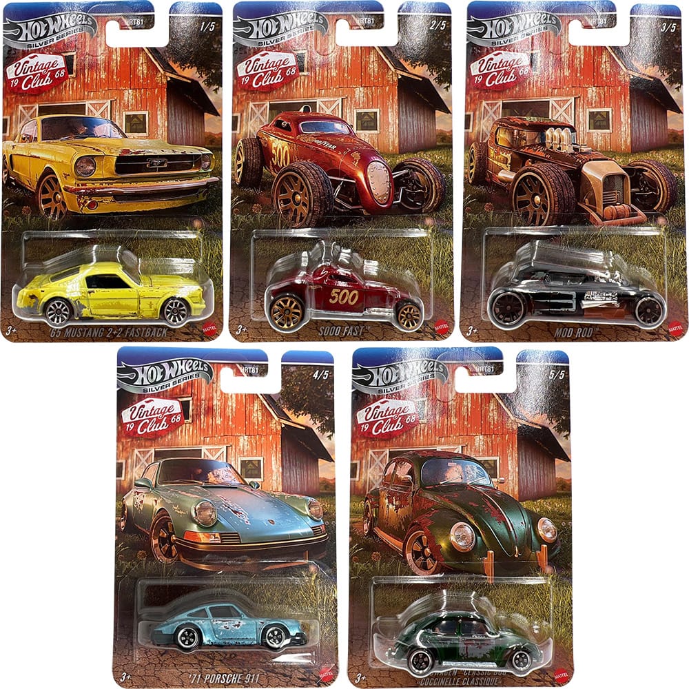 Hot Wheels 2025 Vintage Club - Barn Finds