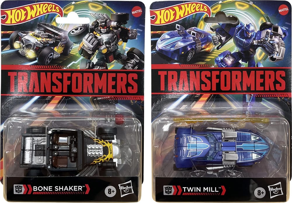 Transformers X Hot Wheels Bone Shaker & Twin Mill