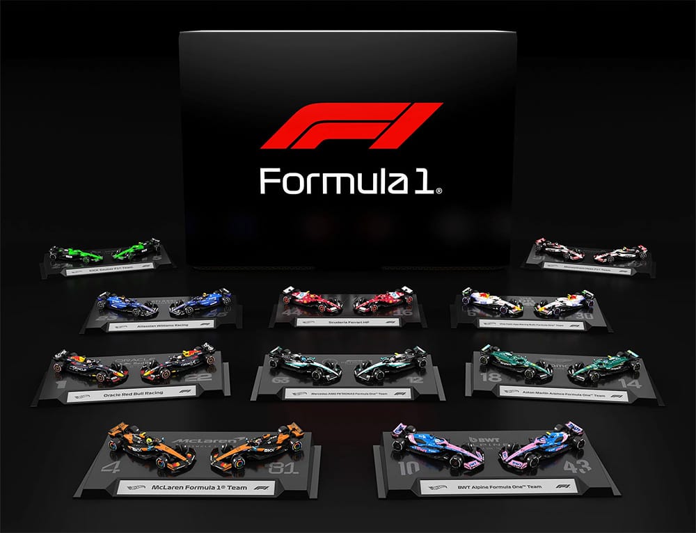 Hot Wheels 2025 Formula 1 Team Factory Set