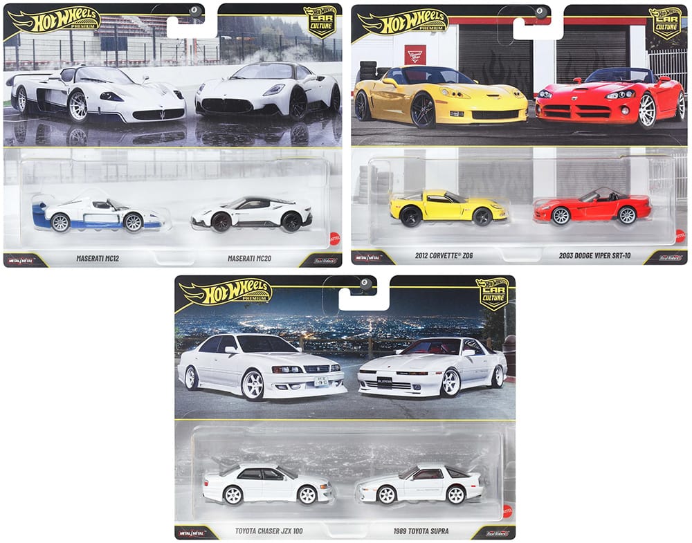 Hot Wheels 2026 Car Culture 2-Packs - Mix 3