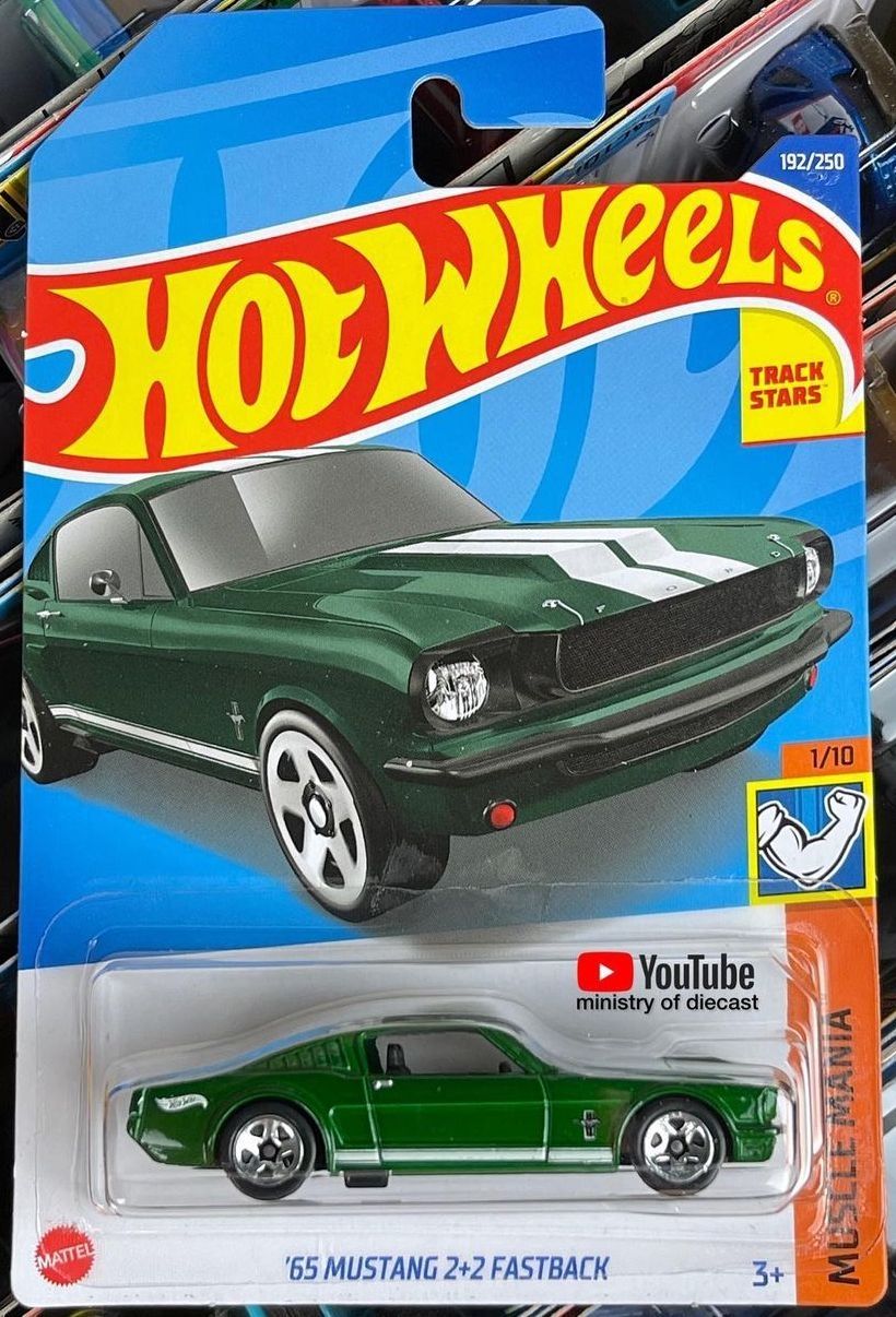 ‘65 Mustang 2+2 Fastback & Other Mix K Hot Wheels Mainlines