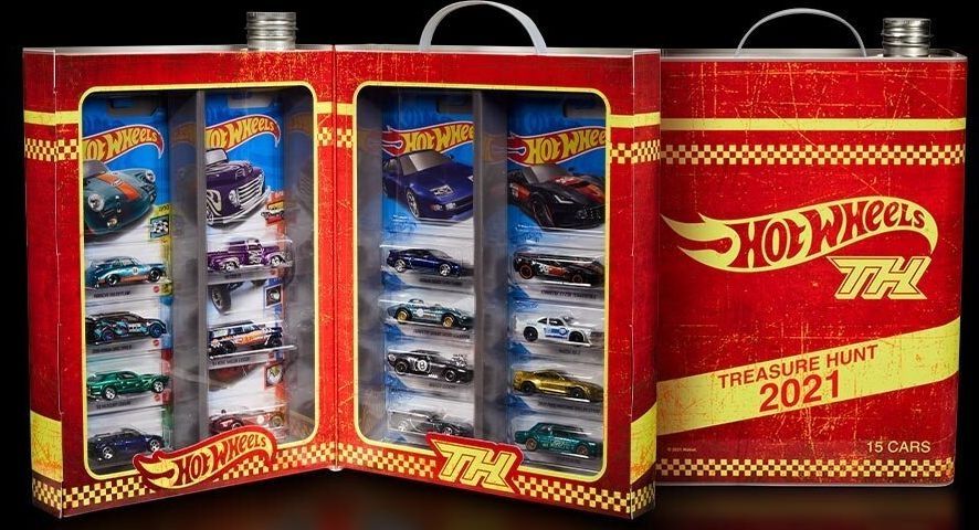 2021 Hot Wheels Treasure Hunt Boxed Set