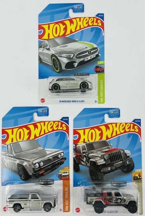 Hot Wheels 2022 Zamac Edition - 1, 2 and 3