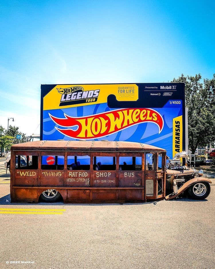 School Bus Rat Rod - Legends Tour Rogers AR Winner