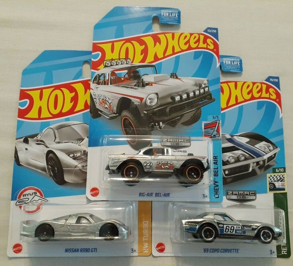 Hot Wheels 2022 Zamac Edition - 4, 5, and 6