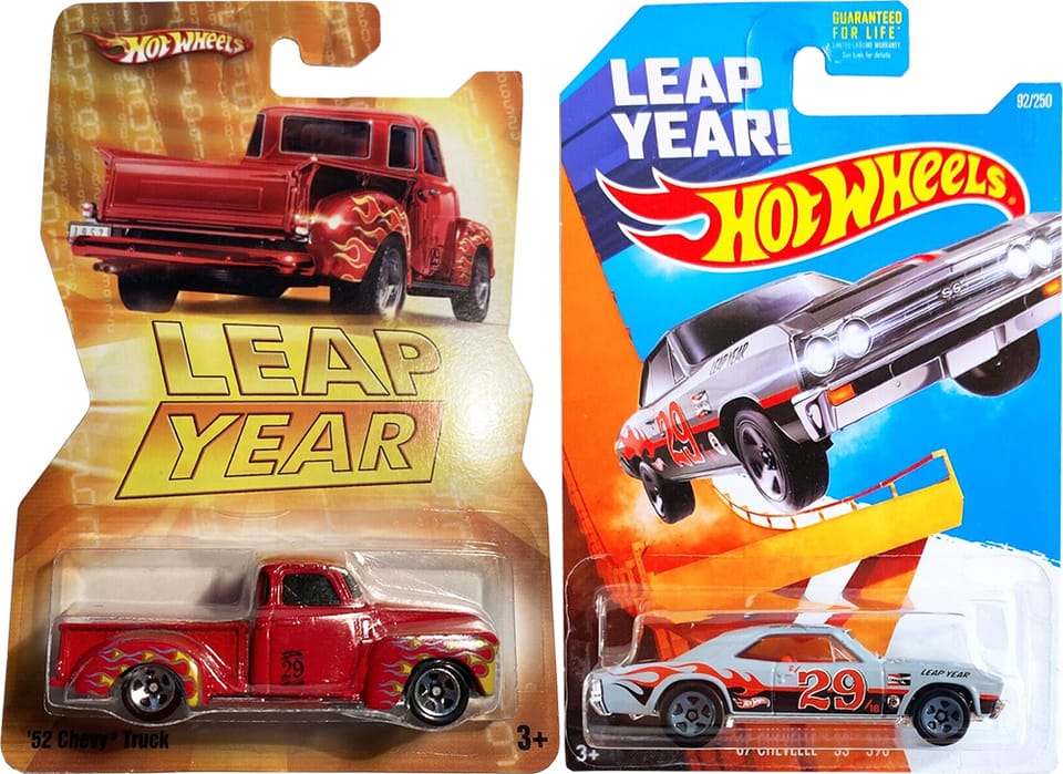 Happy Leap Year - Hot Wheels Giveaway