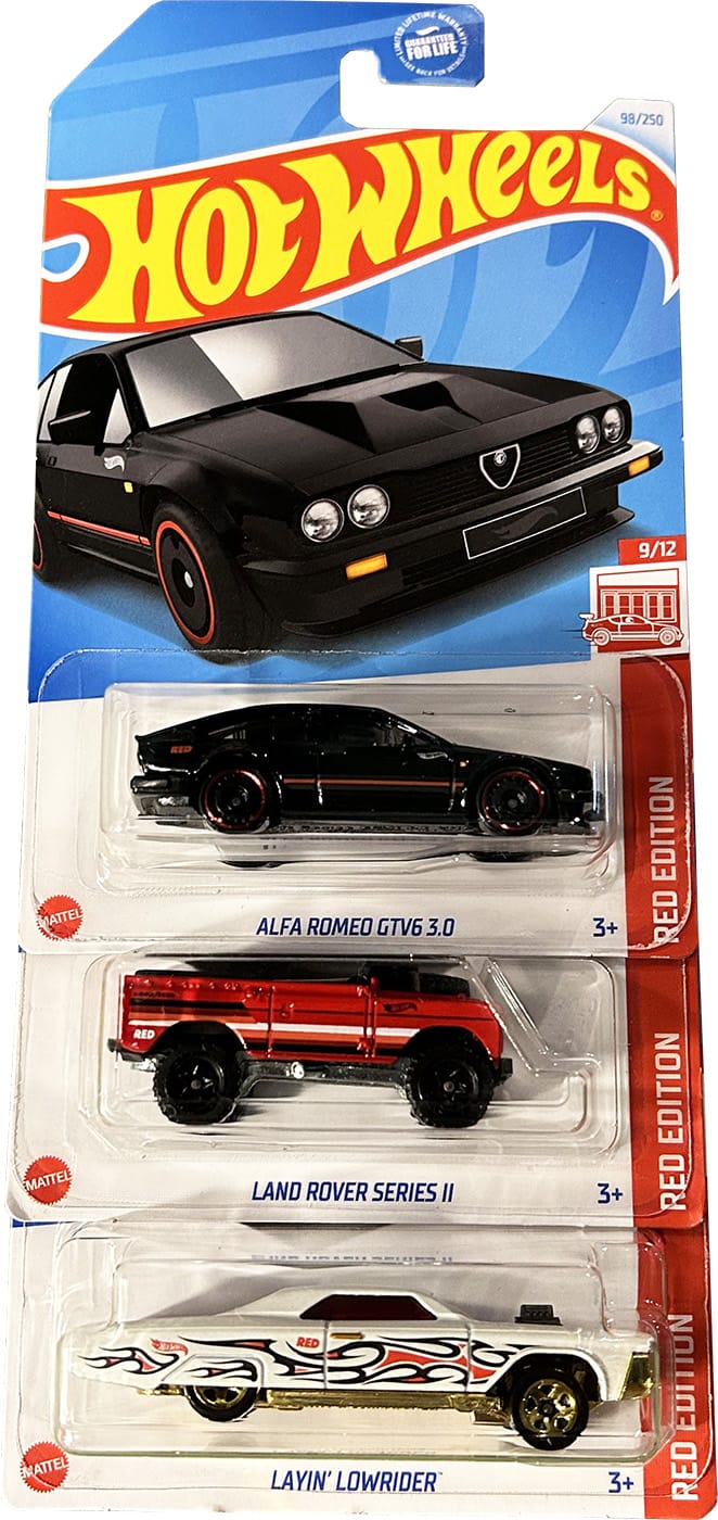 2024 Hot Wheels Red Edition 7, 8, 9
