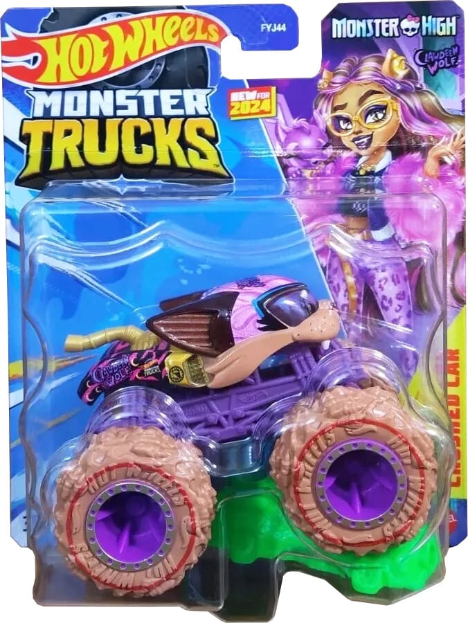 Monster High Clawdeen Wolf Monster Trucks - 2024 Treasure Hunt