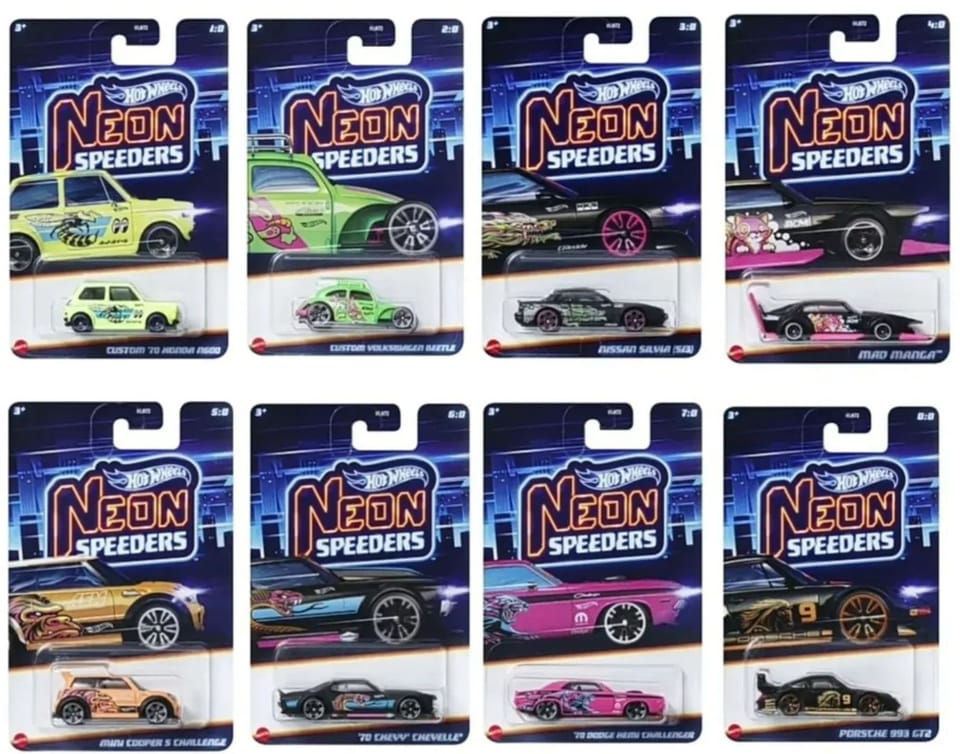 2025 Hot Wheels Neon Speeders