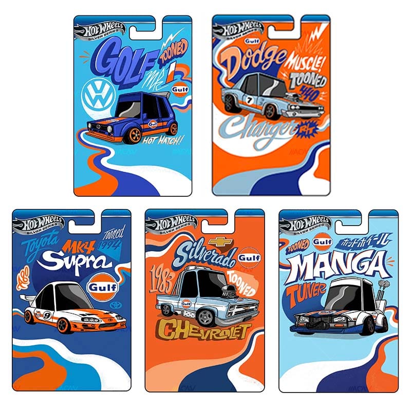 Hot Wheels Tooned Gulf Series