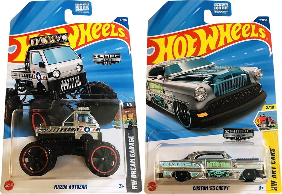 2025 Hot Wheels Zamac Edition 1 & 2