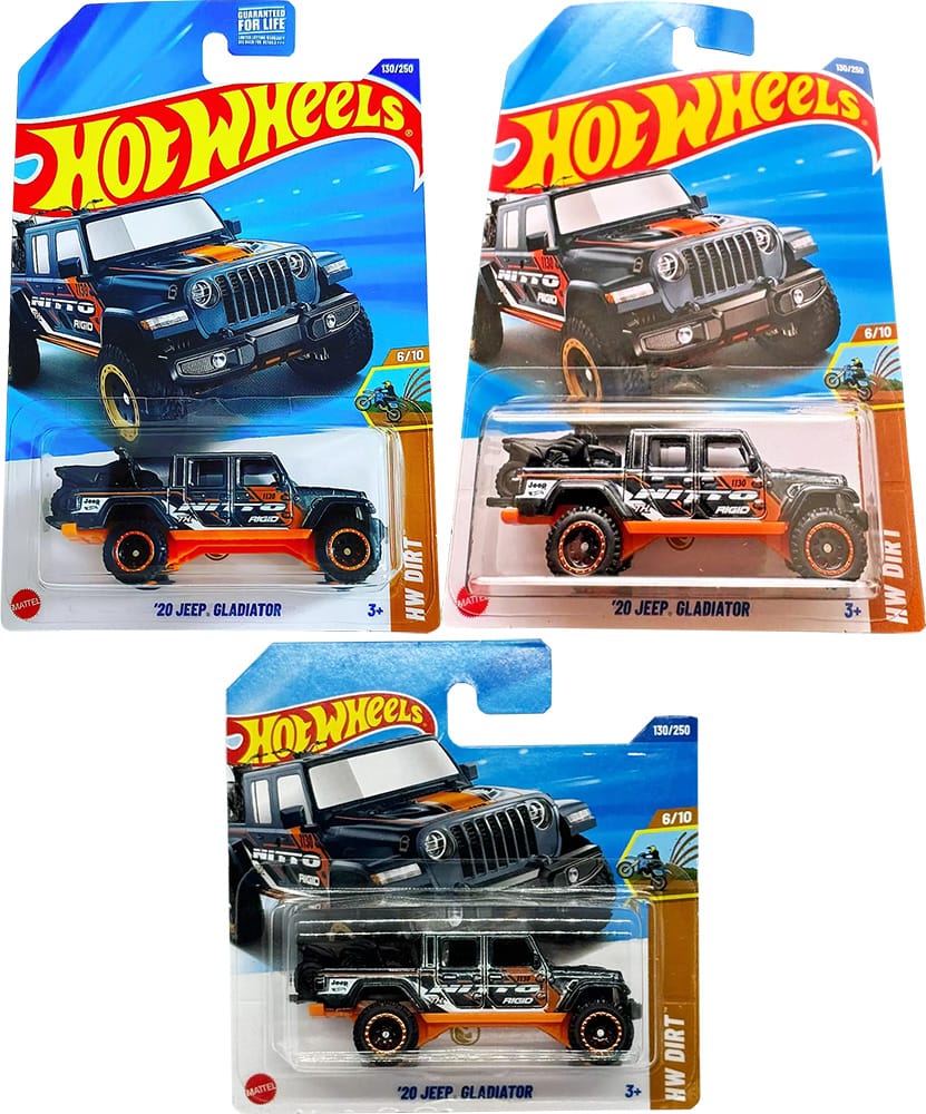 '20 Jeep Gladiator - Hot Wheels 2025 Super T-Hunt - US, Int. & Short Card