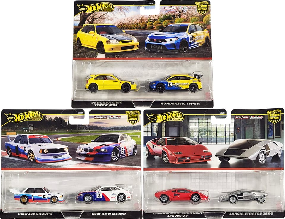 Hot Wheels 2025 Car Culture 2-Packs - Mix 2