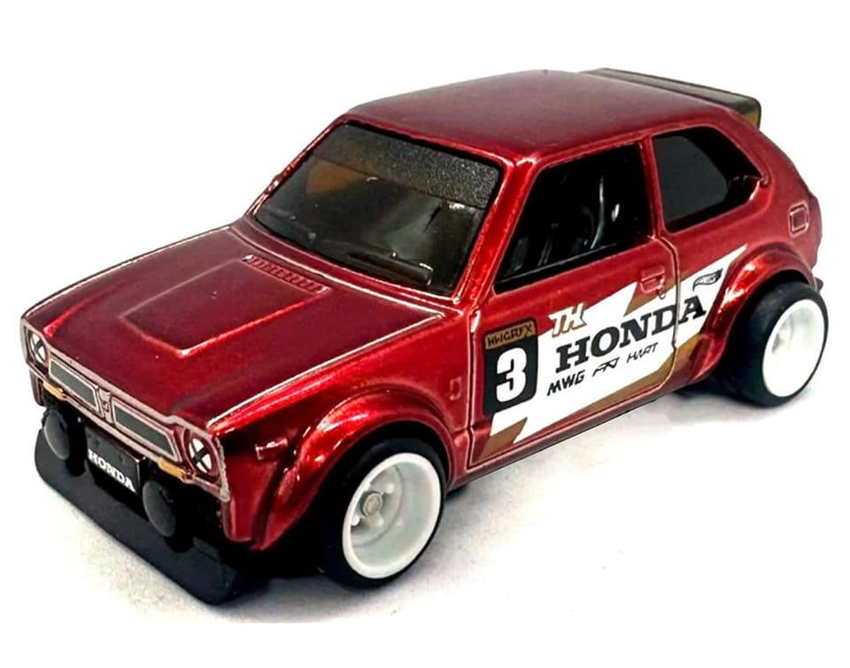 '73 Honda Civic Custom - 2025 Hot Wheels Super Treasure Hunt