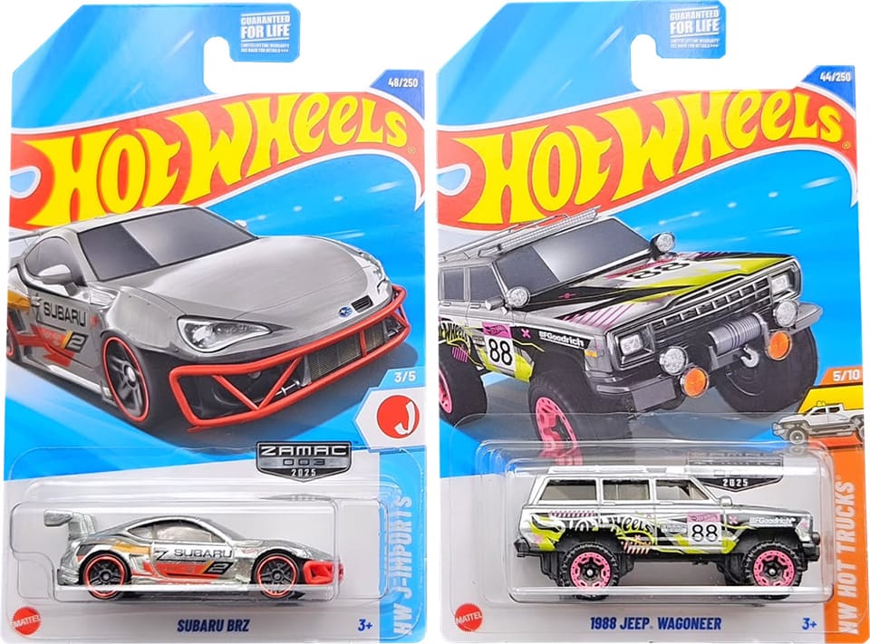 2025 Hot Wheels Zamac Edition 3 & 4