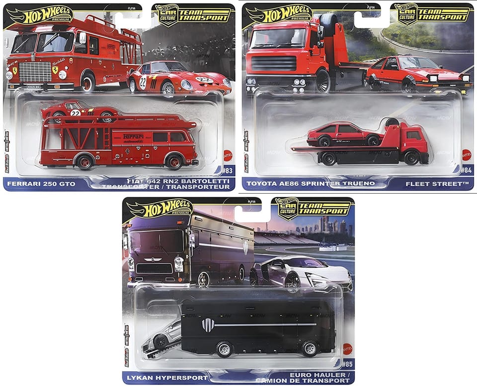 Hot Wheels 2025 Car Culture: Team Transport - Mix 4