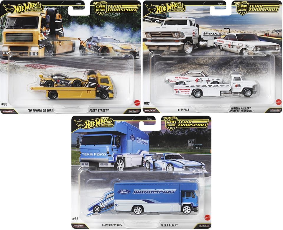 Hot Wheels 2026 Car Culture: Team Transport - Mix 1