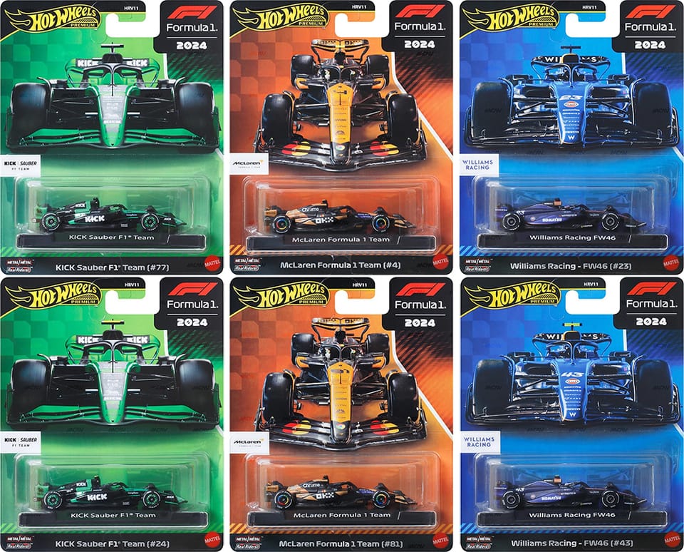 Hot Wheels Premium Formula 1 2024 - Mix 2