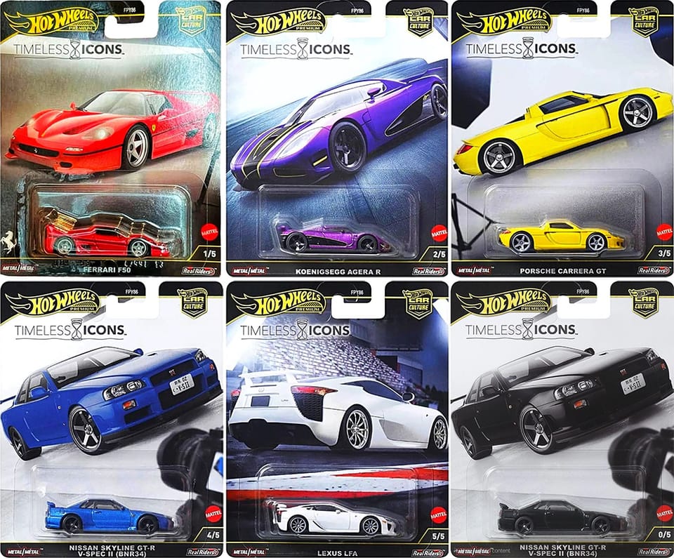 Hot Wheels 2025 Car Culture - Timeless Icons