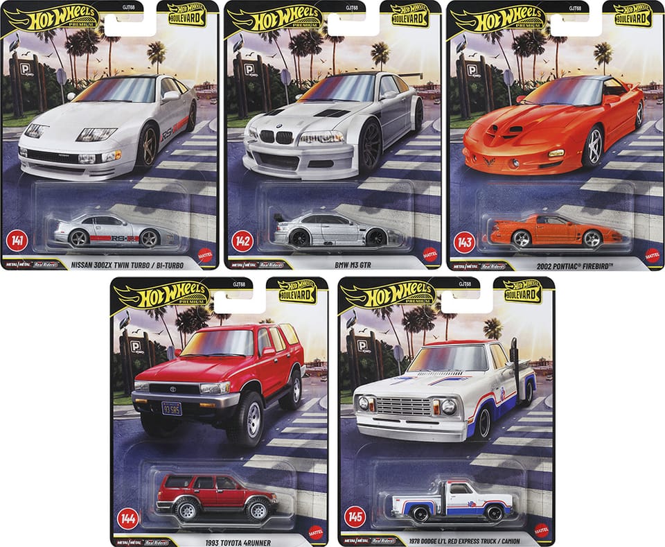 Hot Wheels Boulevard - 141 to 145