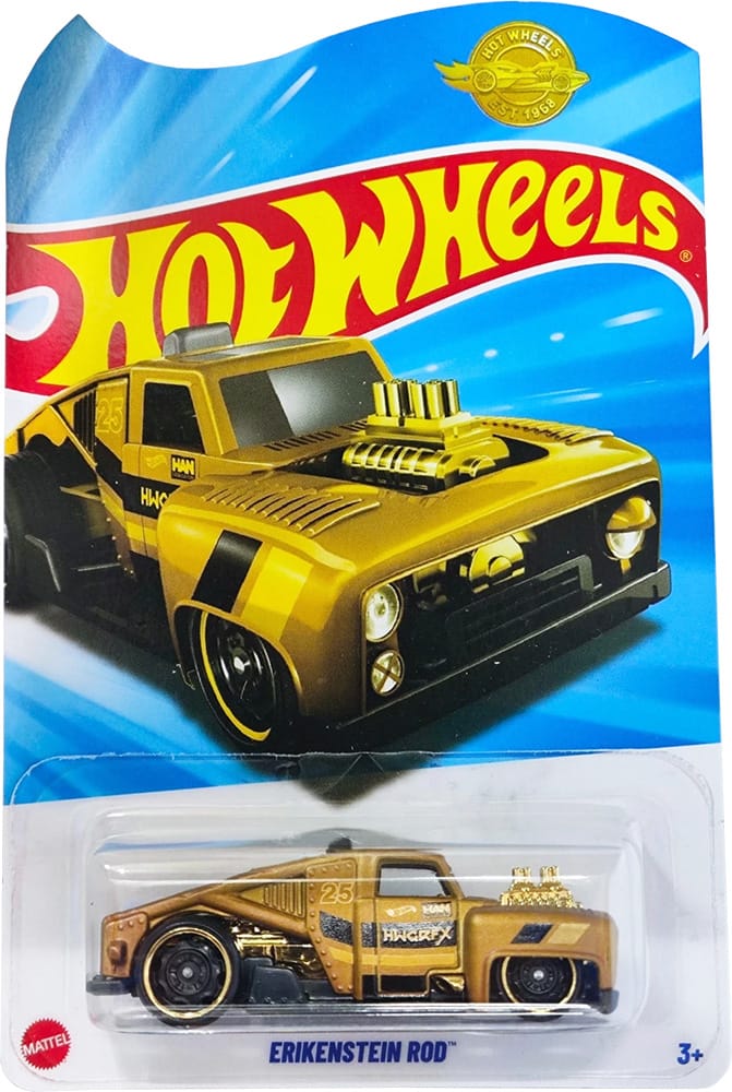 Hot Wheels 2025 Erikenstein Rod Gold Edition