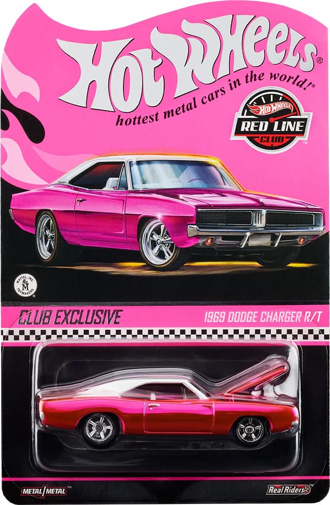 1969 Dodge Charger R/T - 2025 Red Line Club - Hot Wheels Giveaway